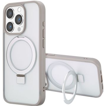 Accezz Ring Stand Backcover met MagSafe iPhone 15 Pro - Grey