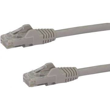StarTech.com 75ft CAT6 Ethernet Cable, 10 Gigabit Snagless RJ45 650MHz 100W PoE Patch Cord, CAT 6 10GbE UTP Network Cable wStrain Relief, Gray, Fluke TestedWiring is UL CertifiedTIA - Category 6