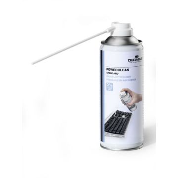 DURABLE drukgasreiniger Powerclean Spray Standard 400 ml