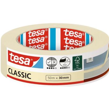 tesa Classic Malerband 50m x 30mm chamois