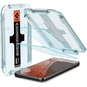 Spigen GLAS.tR EZ Fit - Schermbeschermer voor mobiele telefoon