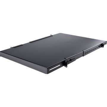 StarTech.com 1U Verstelbare rack plank - Robuuste vaste rackmount plank voor serverrack / serverkast