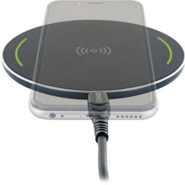 Schwaiger Wireless Ladeplatte tot 10 Watt universele zwart