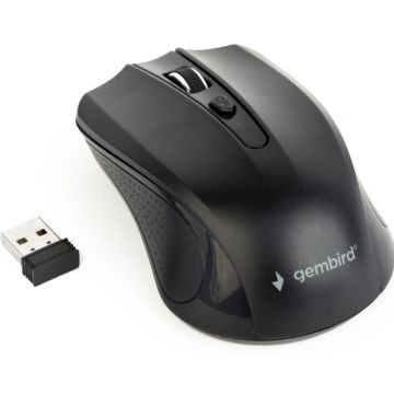 GEMBIRD muis OPT WIRELESS 4 toetsen inkl.nano USB zwart