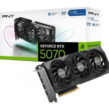 PNY GeForce RTX 5070 OC Triple Fan - Videokaart