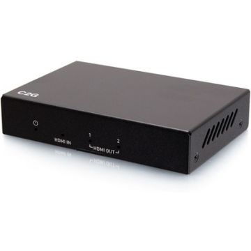 C2G 2-Port HDMI Distribution Amplifier Splitter - 4K 60Hz