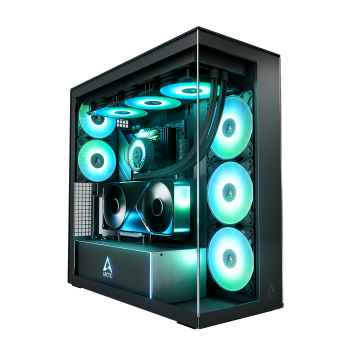Arctic Xtender Black (Clear Glass) - Behuizing