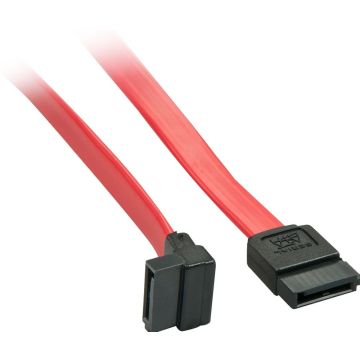 Lindy SATA III Kabel 90Â° 7pol. SAS kompatibel 0.2m
