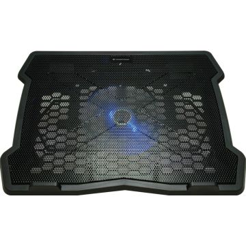 CONCEPTRONIC 1-Fan Cooling Pad (15.6"")/ zwart