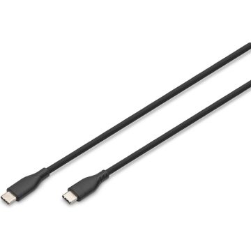 DIGITUS USB 2.0 aansluitkabel Type C -C Silicon St/St 0,5m s