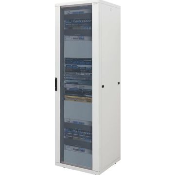 LogiLink Standschrank 32HE 600x800mm grijs, vormontiert
