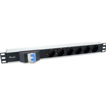 Equip Steckdosenleiste 19""(1HE)6fach Schuko 1,8m Kabel si