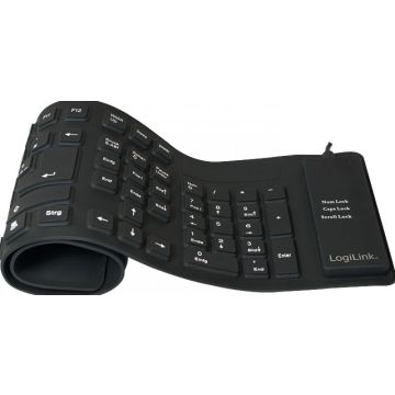 Keyboard Logilink wired flex. USB black