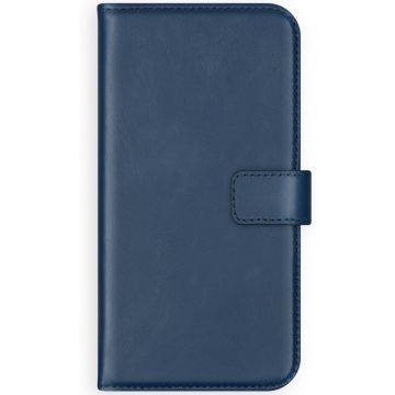Selencia Echt Lederen Bookcase Samsung Galaxy A42 - Blauw
