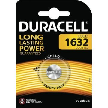 Duracell batterij Knopfzelle CR1632 3.0V Lithium 1St.