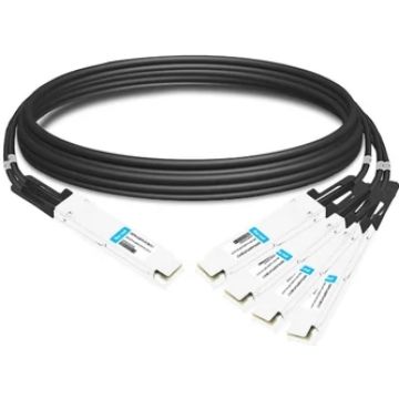 Passive copper split cable IB twin port