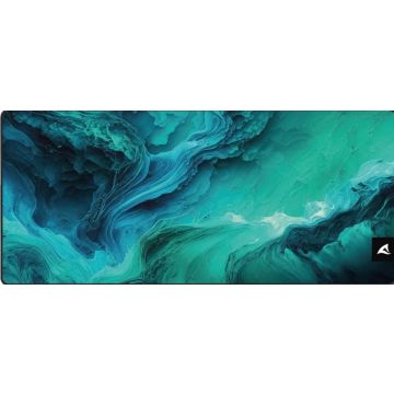 Sharkoon Skiller SGP30 D4 Blauw, Groen, Zwart - Muismat
