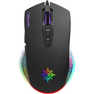 INCA Gaming Maus IMG-309 7200 DPI, RGB, 7 Tasten, USB, SW retail