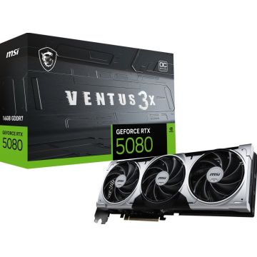 MSI GeForce RTX 5080 16G VENTUS 3X OC PLUS - Videokaart