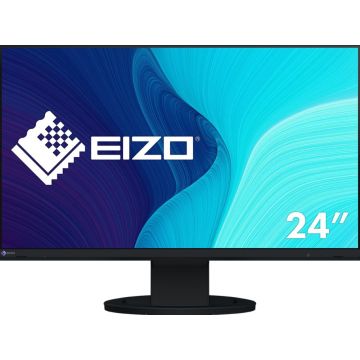 EIZO FlexScan EV2480-BK, 60,5 cm (23.8"), 1920 x 1080 Pixels, Full HD, LED, 5 ms, Zwart