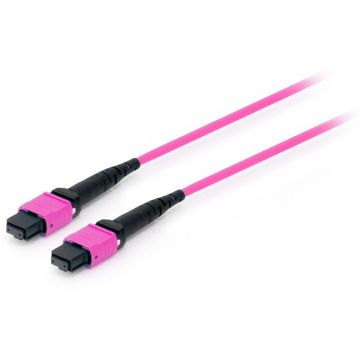 Equip LWL Patchkabel MTP->MTP 10.00m Multimode OM4 aqua