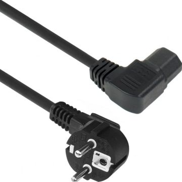 PWRCORD CEE7/7-C15 L ANG 2.00M. 1 stk