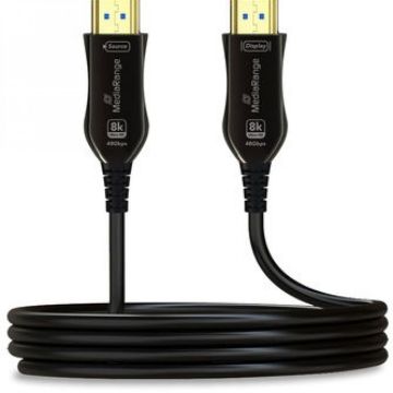 MediaRange HDMI U High Speed Ethernet Kabel AOC 48Gibt/s 10m