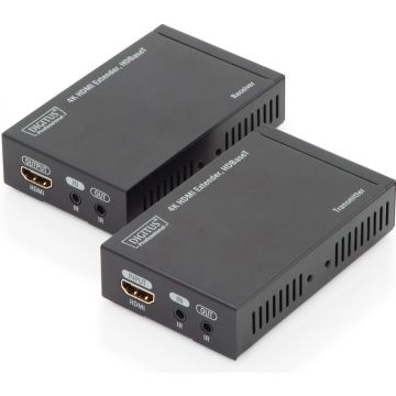 DIGITUS Professional 4K HDMI Extender Set - Video-audio-infrarooduitbreider