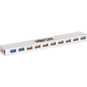 Tripp Lite 10-Port USB 3.0  USB 2.0 Combo Hub - USB Charging, 2 USB 3.0 & 8 USB 2.0 Ports