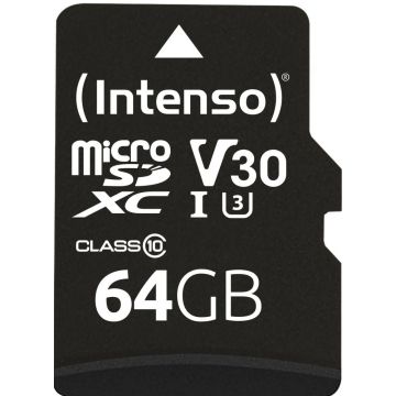 Intenso Micro SD Card 64GB UHS-I Professional