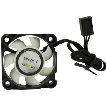 Gelid Solutions Silent 4, Ventilator, 4 cm, 4200 RPM, Zwart, Wit