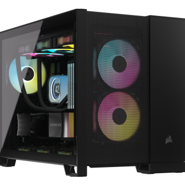 CORSAIR 2500D Airflow Zwart - Minitowermodel