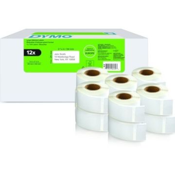 DYMO LW ADRESS LABEL 32X57MM 12 ROLLS S0722540 (1000 labels)