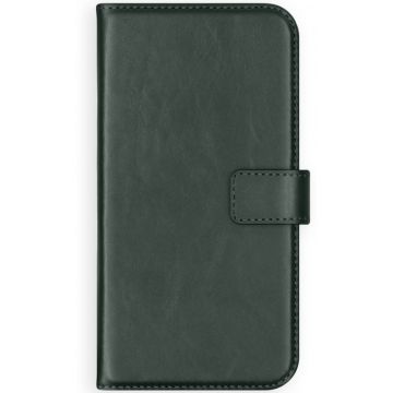 Selencia Echt Lederen Bookcase Samsung Galaxy A21s - Groen