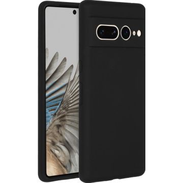 Accezz Liquid Silicone Backcover Google Pixel 7 Pro - Zwart
