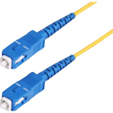 StarTech.com 100m (328ft) SC to SC (UPC) OS2 Single Mode Simplex Fiber Optic Cable, 9125µm, 40G100G, Bend Insensitive, Low Insertion Loss, LSZH Fiber Patch Cord - Verbindingskabel