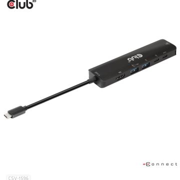 Club 3D USB Gen1 Type-C, 6-in-1 Hub - Dockingstation