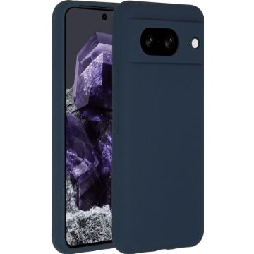 Accezz Liquid Silicone Backcover Google Pixel 8 - Donkerblauw