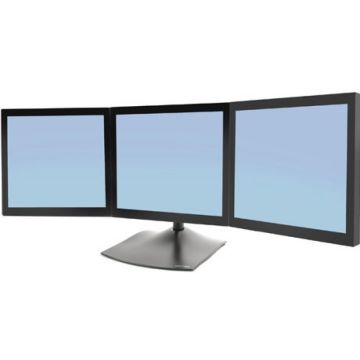 Ergotron DS100 Triple-Monitor Desk Stand - Stand