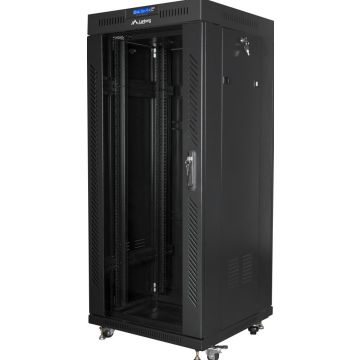 LANBERG RACKMOUNT 19" 27U 600X600 SCHWARZ LANBERG GLAS TÜR (