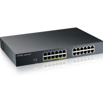 Zyxel GS1915-24EP Managed L2 Gigabit Ethernet (10/100/1000) Power over Ethernet (PoE) 1U Zwart