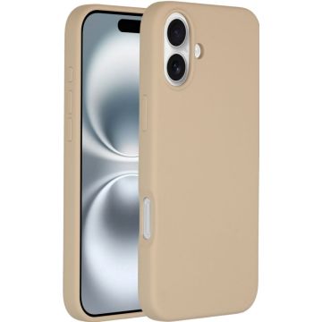 Accezz Liquid Silicone Backcover met MagSafe iPhone 16 Plus - Stone