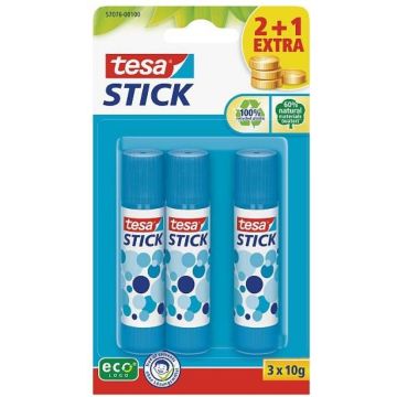 tesa Klebestift ecoLogo 2+1 10g blau
