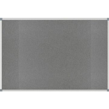 MAUL Pinnboard MAULstandard, 60x90 cm, Textil grijs