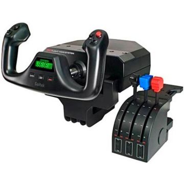 Logitech Flight Yoke System - Stuur en gaspook