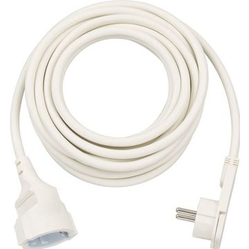Power Extension Cable 5 m H05VV-F 3G1.5 IP20 White