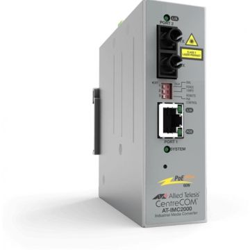 Allied Telesis Industrial Ethernet Media Converter AT-IMC2000TPSC - Glasvezel mediaconverter