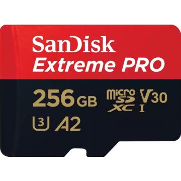 SanDisk Extreme PRO microSDXC V30 256GB - Flashgeheugenkaart
