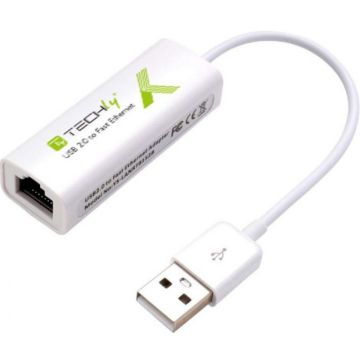 Techly USB 2.0 auf RJ45 10/100 Konverter
