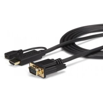 StarTech.com 91 cm HDMI-naar-VGA actieve converterkabel – HDMI-naar-VGA-adapter – 1920x1200 of 1080p - Videoconverter